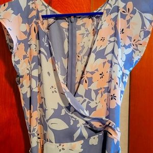 Hi low flowy floral dress